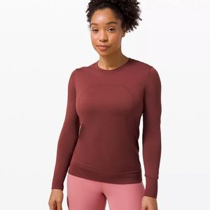 Lululemon Swiftly Breathe Relaxed Fit Long Sleeve Shirt Size 6 Savannah